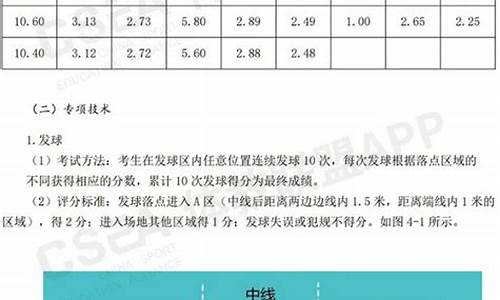 体育单招排球评分标准最新_体育单招排球评分标准